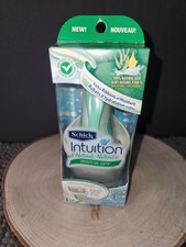 Schick Intuition Sensitive Care Organic Aloe Razor  2 Razor Blade Refills NOS