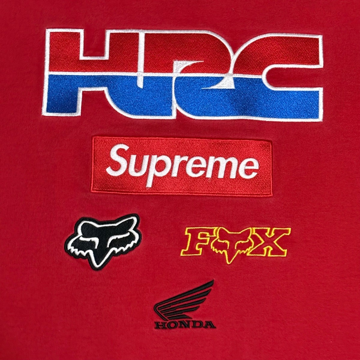 Supreme x Fox Racing Honda HRC Sweatshirt Size Medium | eBay