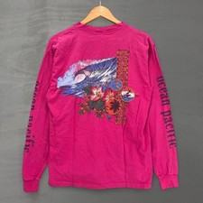 GRAIL Ocean Pacific 80s Long Sleeve Shirt Pink Vintage 1983 Surf Graphic XL