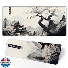Japanese Mouse Pad, Large Japanese Desk Mat, XL Anime Gaming Keyb
