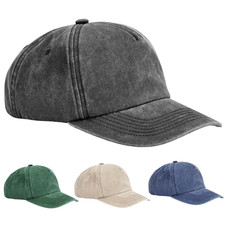 B657 Beechfield Relaxed 5 Panel Vintage Cap