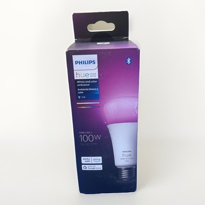 Philips Hue 100 -Watt EQ A21 Multicolor E26 Dimmable Smart LED General purpose L