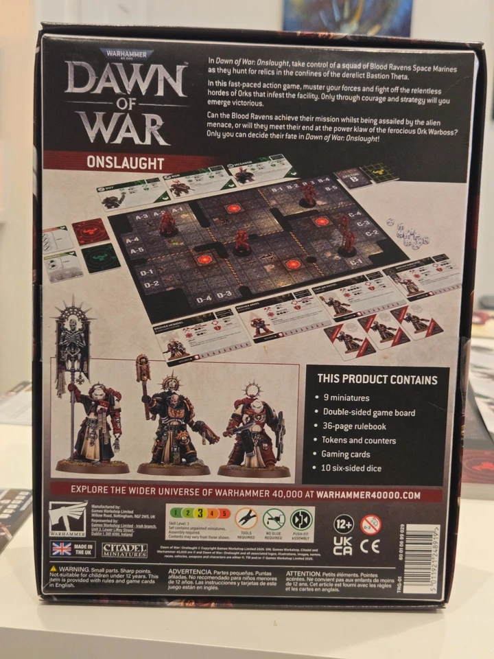 Настольная игра Dawn of War Onslaught с профессиональными раскрашенными моделями кровавых воронов. - Изображение 3 из 4