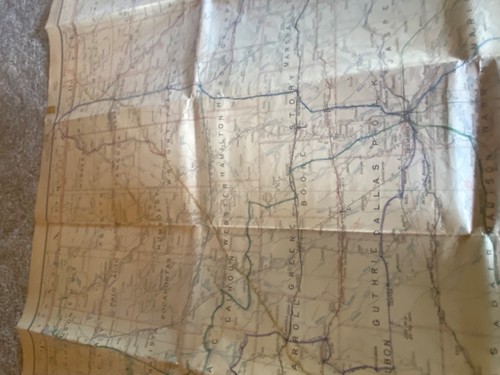 Mapa de ruta postal de Iowa 1951 de colección Departamento de Correos de Estados Unidos Rutas de correo grandes desplegables - Imagen 11 de 24