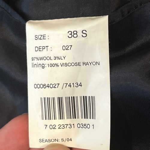 Brooks Brothers 346 Stretch Blazer Herren 38 S Navy Blau Wolle 3 Knopf Sport Mantel " - Bild 6 von 11