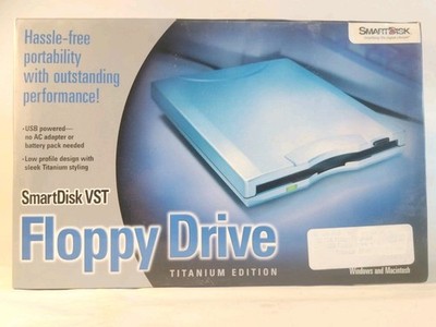 Smartdisk VST FDUSB-TM Titanium 3.5'' Floppy Disk Drive USB Powered