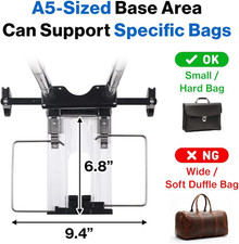 Folding Carrying Cart, Luggage Cart with 2 Wheels One Way, Compact for Travel...