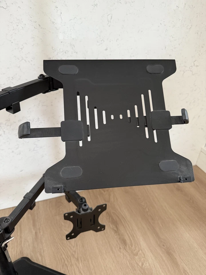 Multiple Twin Arm Monitor Mount Desk Stand for 13 - 27 inch Monitor - Image 4 of 4
