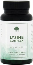 L-Lysine Complex 400mg - with Vitamin C & Zinc - 60 Vegan Capsules - Non-GMO