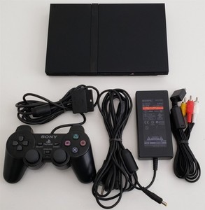 Sony PlayStation 2 PS2 Slim Console Bundle with 1 Sony Controller Refurbished