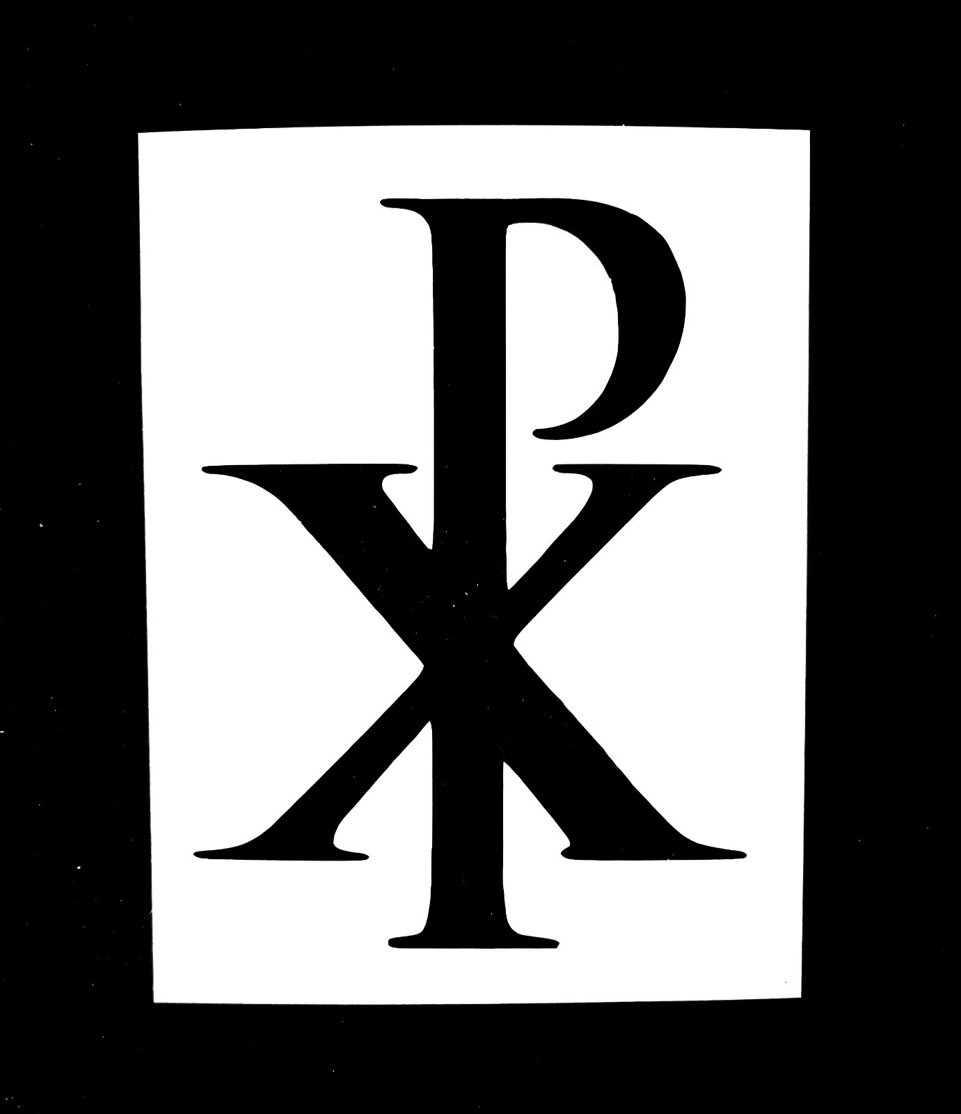 Chi Rho (Monogram of Christ) Reusable Stencil | eBay