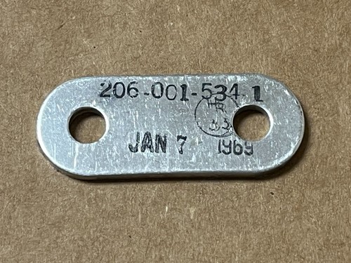 Bell Helicopter OH-58 Shim P/N 206-001-534-1 SA 206-001-534-001 New