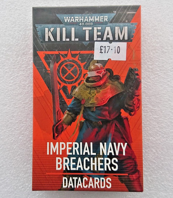 Games Workshop 103-64 Warhammer 40k KILL TEAM IMPERIAL NAVY BREACHERS Karten NEU