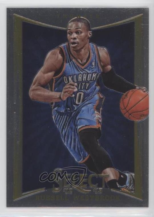 2012-13 Panini Select Russell Westbrook #89 0d22