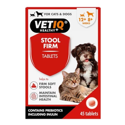 M&C Vetiq Stool Firm for Cats & Dogs 45 Tablets