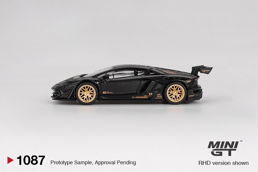 MINI GT 1087 LB WORKS Lamborghini Aventador Limited Edition Matte