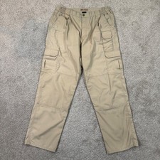 5.11 Tactical Mens Khaki Ripstop Cargo Pants 38x32 Tactical Series Tan Workwear