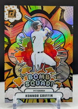 Konnor Griffin #/299 Holo Prizm Bomb Squad! 2025 Donruss #3 Pittsburgh Pirates