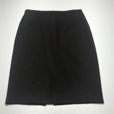 Express Design Studio Skirt Womens 2 Knit Side Zip Knee Length Pencil Rear Vent