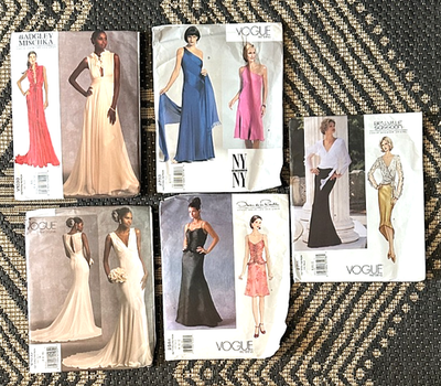 vogue sewing patterns evening dresses Vogue Misses Dress with Sleeve and Length Variations Pattern V2087 –  Lullabee Fabrics main image 0