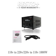 Voltage Converter Transformer Step Up/Down 110v to 220v/220v to 110v 1000W New
