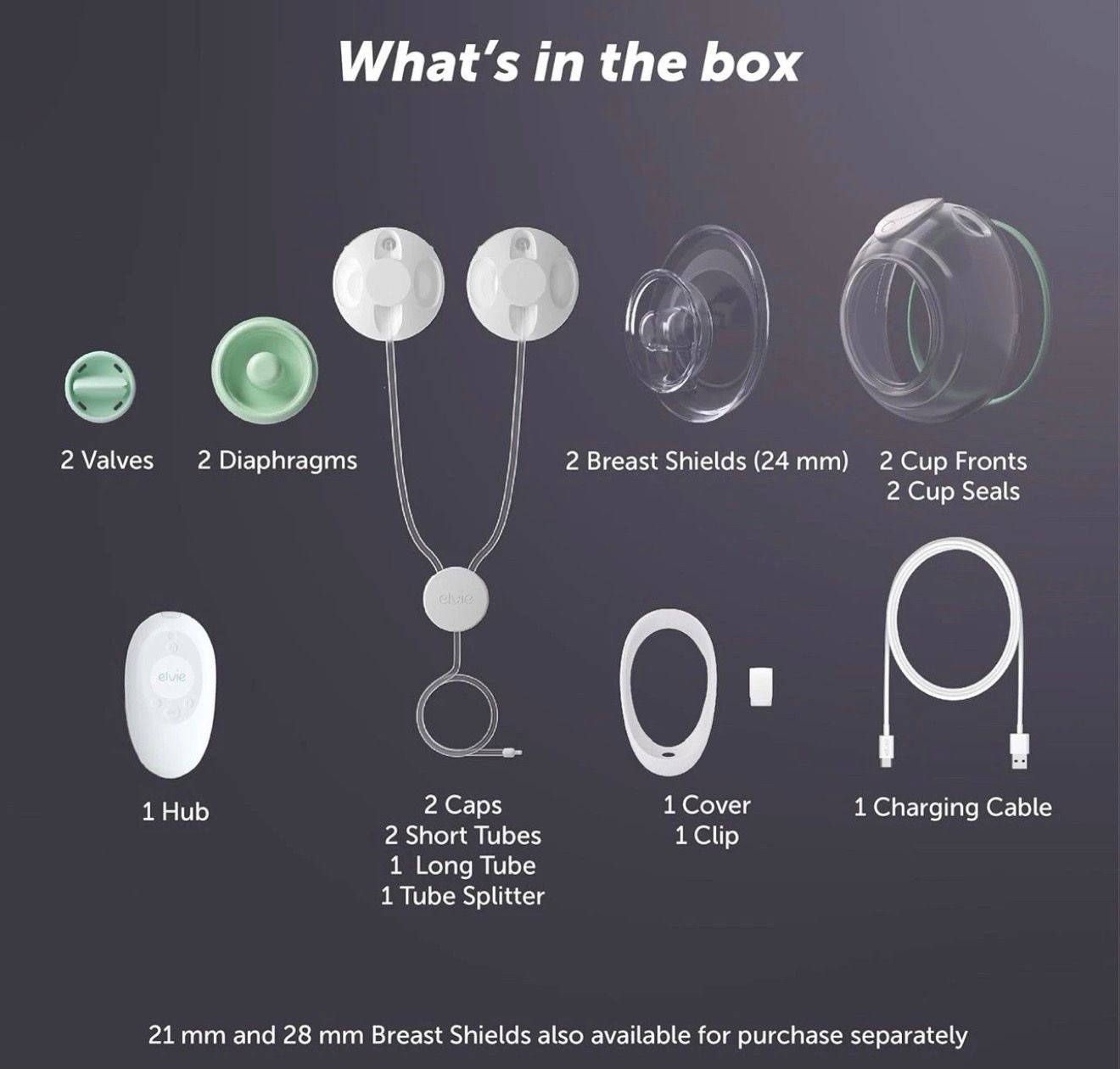 Elvie Stride Plus Double Electric Breast Pump