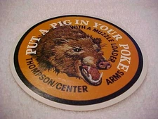 Thompson Center Put A Pig In Your Pok With Muzzle Loader Wild Boar Decal Sticker