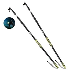 SANLIKE Boat Hooks for Docking Telescoping 2PCS Fibergalss-20 Feet-camouflage