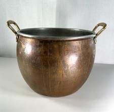 Ruffoni Italy Hammered Copper Stock Pot 14 Quart without Lid
