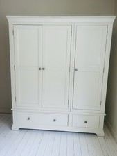 Cotswold Company Chantilly Warm White 3-Door Triple Wardrobe