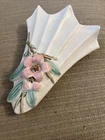 McCoy “Blossom Time” Floral Wall Pocket / Vase Planter 1940’s