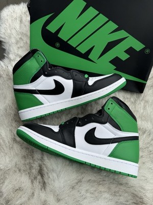 Air Jordan 1 High OG Lucky Green Black Leather | Size 8UK 9US EU42.5 AJ1 Hi