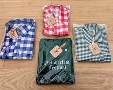 AlpsOak Trachten Shirt Set 4 Pieces, NWT XL MSRP: 200