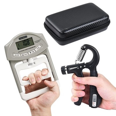 Handeful Grip Strength Tester Trainer - Dynamometer Handgrip Measurer Meter, ...
