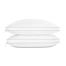 Luxury Feather Down Pillow King Size Set of 2