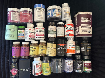 Huge Wholesale Lot Of 30 Vitamins & Supplements - exp 09/2026+-  NEW/SEALED