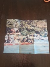 1981 Fleer (Here's Bo Derek Posters) #4 Filming On The River (VG) torn