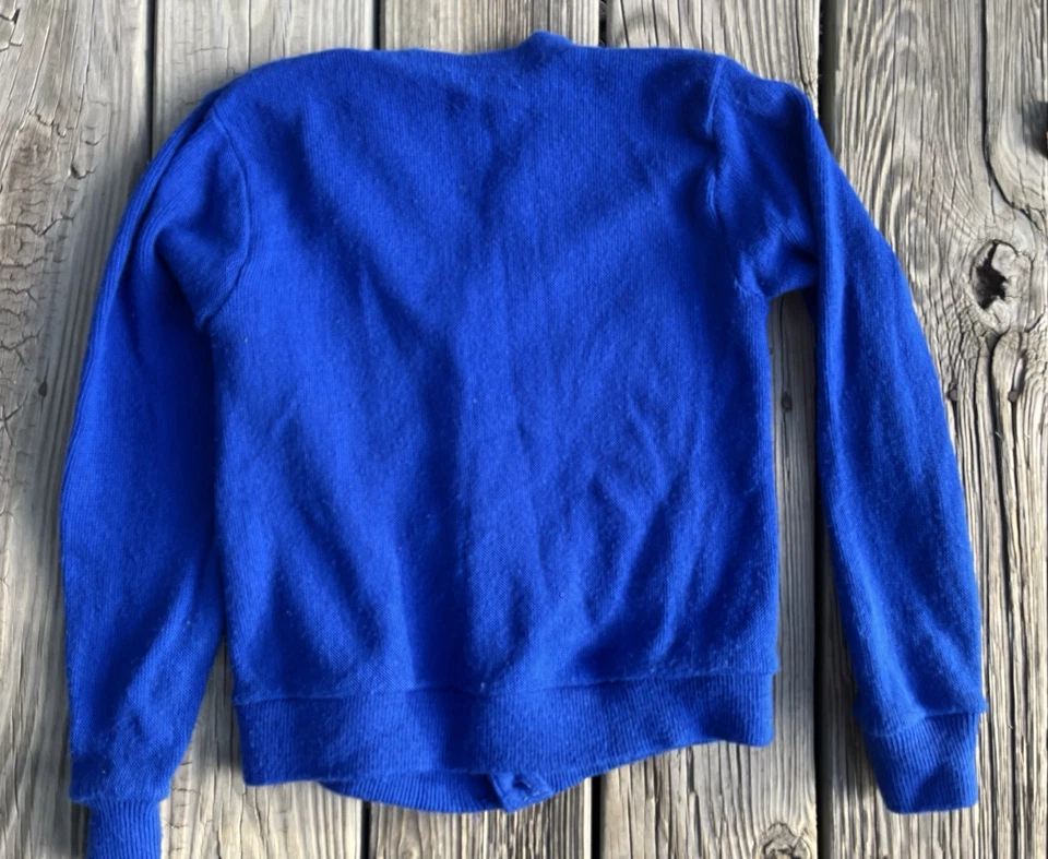 Cárdigan/suéter de hombre viejo vintage años 70 NFL ropa deportiva Dallas Cowboys niños 10/12 Foto 2 de 3