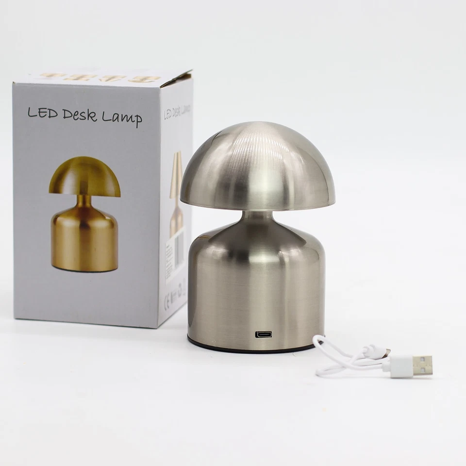 Touch LED Tisch Lampe Dimmer Bettseitig Lichter Wohnzimmer Lesen Klein Lampe - Bild 3 von 4