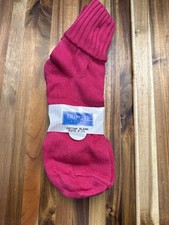 1980s Trimfit Pink Cotton Blend Slouch Socks Size 9-11 USA Made