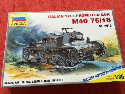 1:35 ZVEZDA 3515 Italian Self-Propelled Gun M40 75/18
