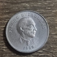 Shell Canada Pierre E Trudeau Canada Prime Minister (1968) Parliament Token