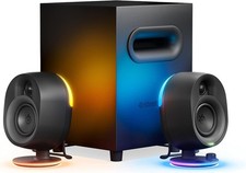SteelSeries Arena 7 RGB Illuminated 2.1 Gaming Speakers Powerful Bass Subwoofer