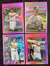 2025 Topps Archives - Pink Foilboard Parallels SP Set Builder #1-300 - You Pick!