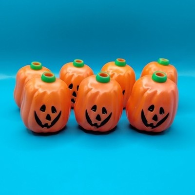 Hallmark Halloween Boo Blinkers Plastic Pumpkin Jack O Lantern Light Covers 