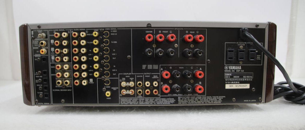 Yamaha DSP-A2 Natural Sound AV Amplifier Vintage Home Theater