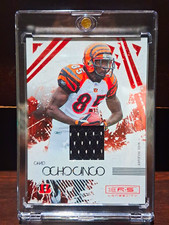 Panini 2009 R&amp;S Longevity Ruby Materials Chad Johnson #21 Bengals /299 MEM