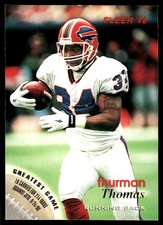 Thurman Thomas 1996 Fleer #18 Buffalo Bills NFL READ FREE SHIPPING AutographDen
