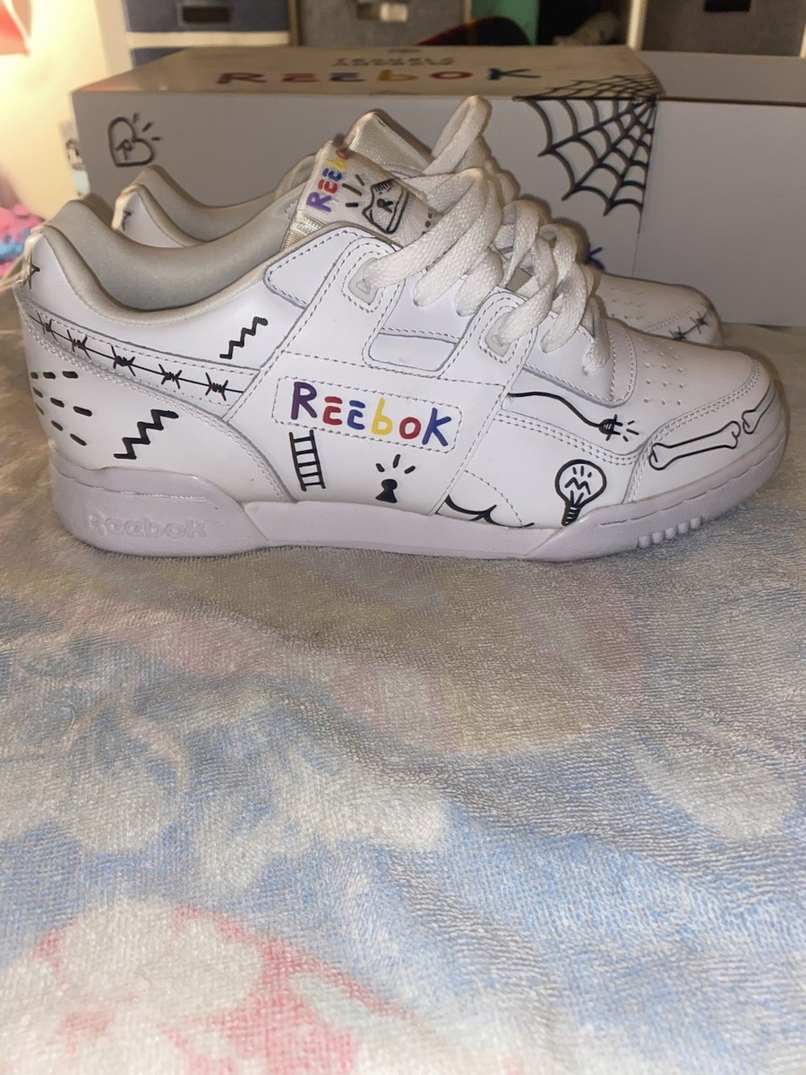 Reebok sneakers trainers Mens gym Workout Plus TROUBLE ANDREW