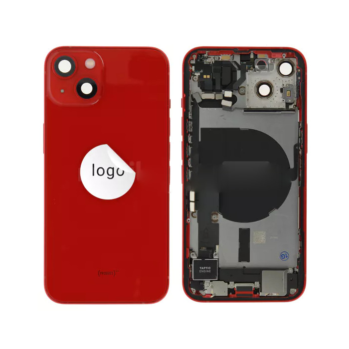 Original Cache Batterie Grade B Rouge Pulled Reconditionné pour iPhone 13